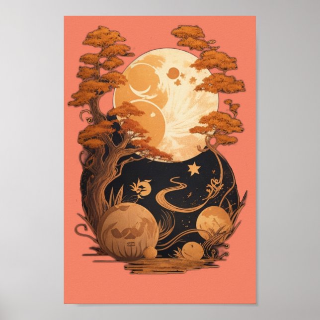 Mid-Autumn Festival MoonCake Poster (Framsidan)