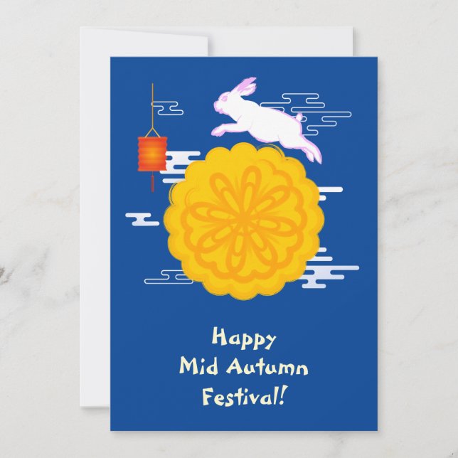 Mid Autumn Festival Moonkaka Jumping Måne Rabbit (Framsida)