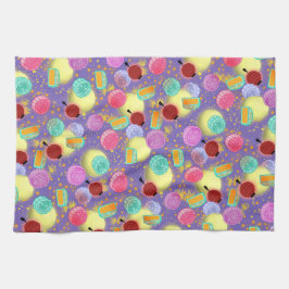 Mid Autumn-festivalen lavender Kitchen Towel Kökshandduk