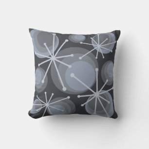 Mid Centres Circles Starbursts Slate Kudde