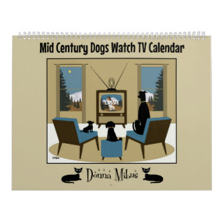 Mid Centres Hundar Watch TV Kalender
