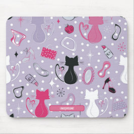 Mid Centres Lila Heart Cats Musmatta
