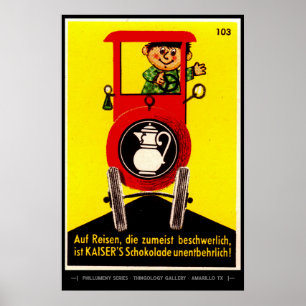 Mid Centres Matchbox Cover Art Poster