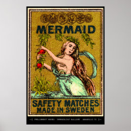 Mid Centres Matchbox Cover Art Poster