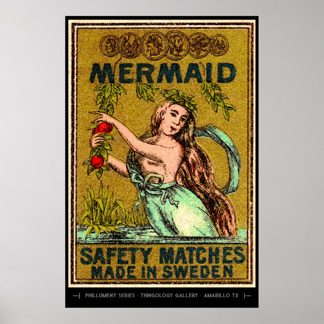 Mid Centres Matchbox Cover Art Poster (Framsidan)