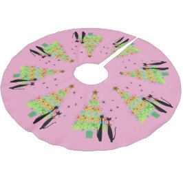 Mid Centres Modern Coola Cat Julgran Julgransmatta Borstad Polyester