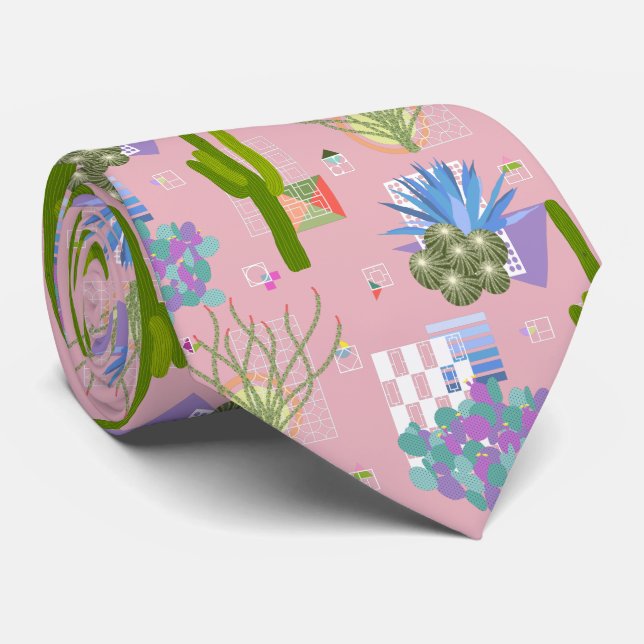 Mid Centres Modern Desert Landskap i alla Färg Slips (Rullad)