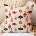 Mid Centres Modern jul Mönster Kudde<br><div class="desc">Lägg till ett retro-charm till din helgdag-dekoration med vår moderna julafton Mönster dekorativ kudde. Med en pulserande blandning av rött, rosa, grönt och svart visar den här kudden ideokoniska motiv för atomålder. Perfekt för att föra en snyggt och en festfläkt till ditt vardagsrum eller som en tankfull gåva till vintagens...</div>
