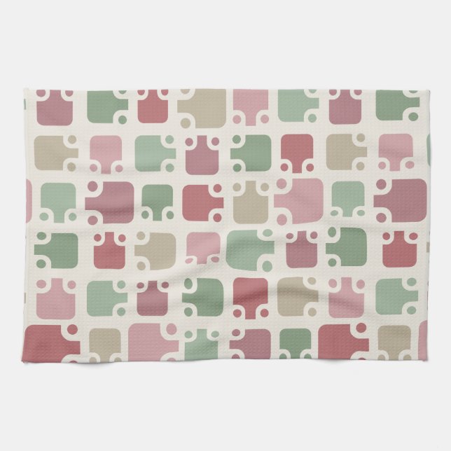 Mid Centres Modern Mönster-jul Kökshandduk (Horisontell)