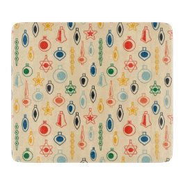 Mid Centres Retro Mönster med Julgran Leksak