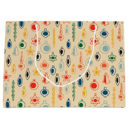 Mid Centres Retro Mönster med Julgran Leksak