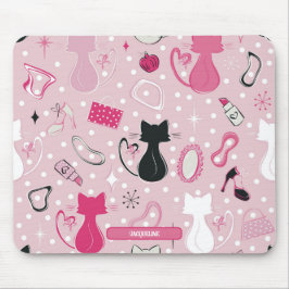 Mid Centres Rosa Heart Cats Musmatta