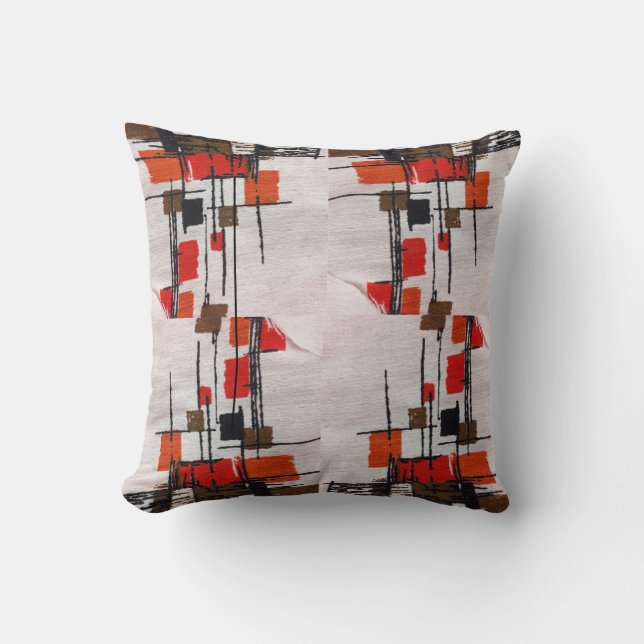 Mid-Century Atomic 4 Kudde (Framsida)