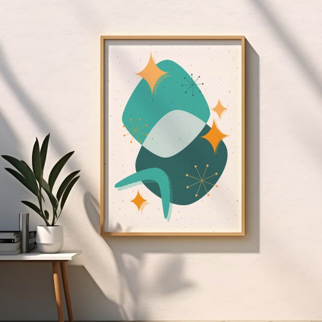 Mid-Century Atomic Age Abstract 17 Poster (Skapare uppladdad)