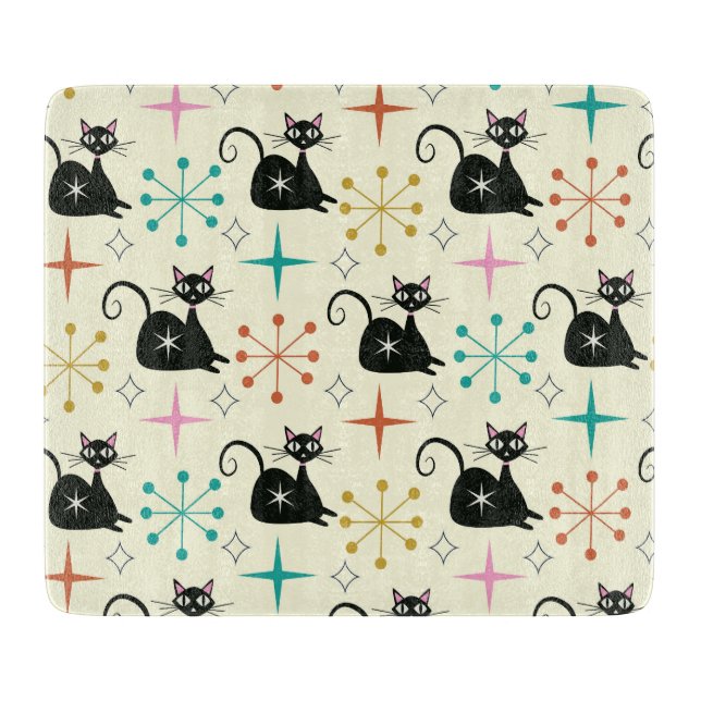 Mid Century Atomic Cat with Starbursts  (Framsidan)