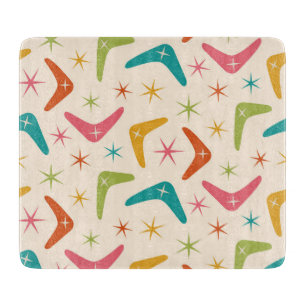 Mid Century Boomerang med Retro-stjärnor