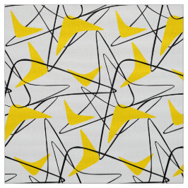 Mid Century boomerang Tyg