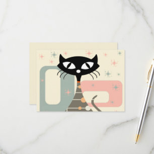 Mid Century Cat Mid Century Modern OSA Kort