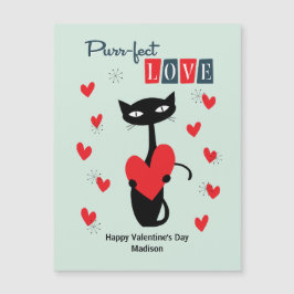 Mid Century Cat valentines day