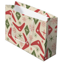 Mid Century Christmas Boomerangs med diamanter