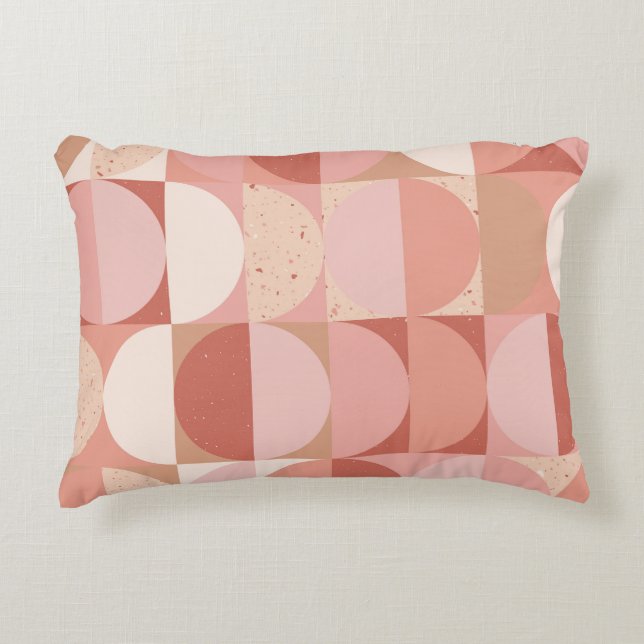 Mid-Century Circles: Modern Geometric Mönster. Prydnadskudde (Framsidan)