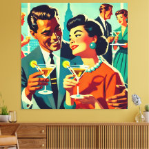 Mid Century Cocktail Party Par - Mi Amor