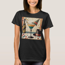 Mid-Century Cocktail-timmar - Nyårsafton T Shirt