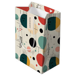 Mid century colorful geometric pattern