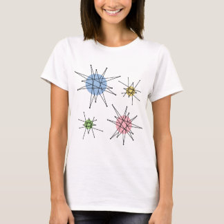 Mid Century Franciscan Starburst 3 T Shirt