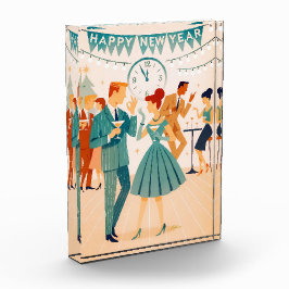 Mid Century Happy New Year The Martini Dance