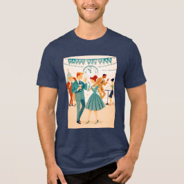 Mid Century Happy New Year The Martini Dance T Shirt
