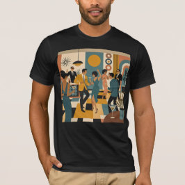 Mid Century Hip Martini Dansfest T Shirt