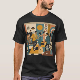 Mid Century Hip Martini Dansfest T Shirt