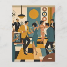 Mid Century Hip Martini Dansfest