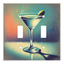 Mid Century I Love The Blues Martini Konst
