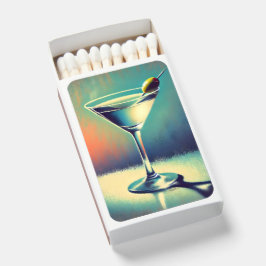 Mid Century I Love The Blues Martini Konst