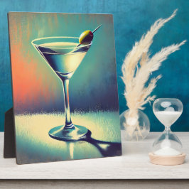 Mid Century I Love The Blues Martini Konst