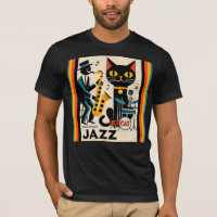 Mid Century Jazz Age HepCat Black Cat