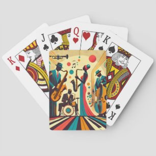 Mid Century Jazz Age-kvartetten Casinokort