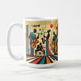 Mid Century Jazz Age-kvartetten Kaffemugg