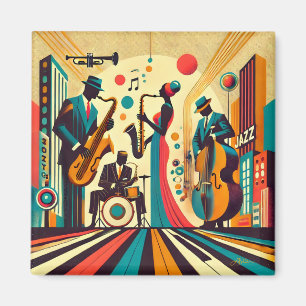 Mid Century Jazz Age-kvartetten Magnet