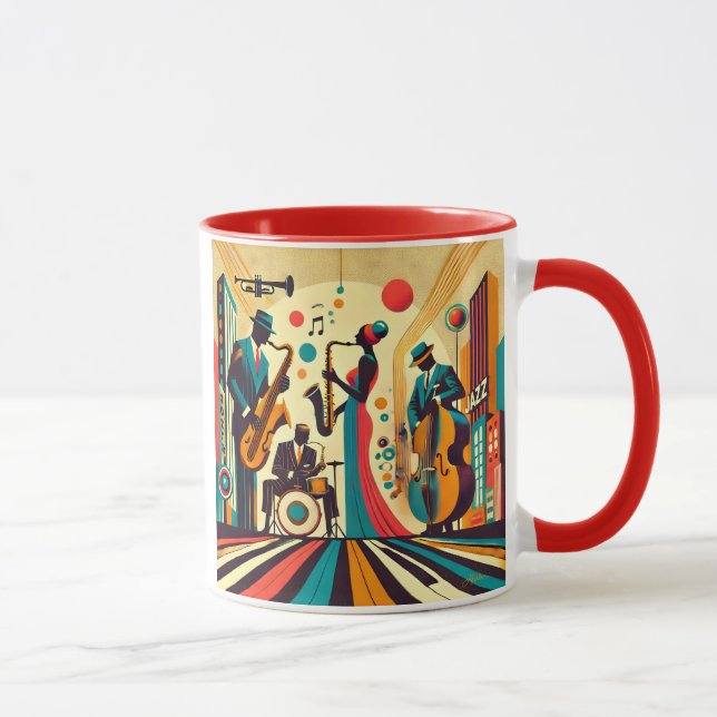 Mid Century Jazz Age-kvartetten Mugg (Höger)