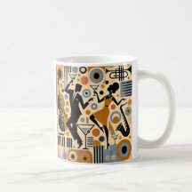 Mid Century Jazz Age Minimalistisk Konst Martini D