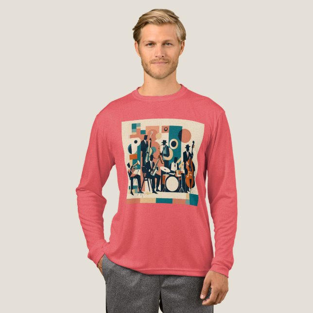 Mid Century Jazz Age Sextet T Shirt (Hel framsida)