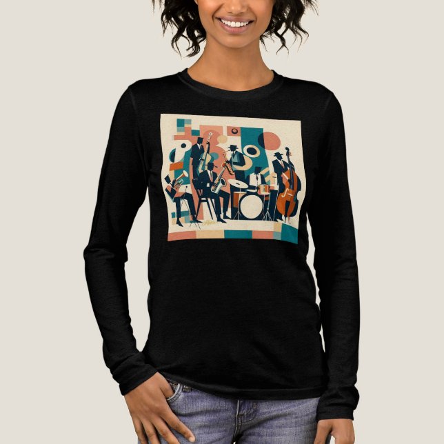 Mid Century Jazz Age Sextet T Shirt (Framsida)