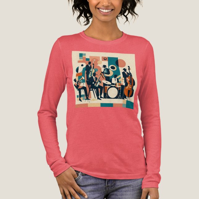 Mid Century Jazz Age Sextet T Shirt (Framsida)