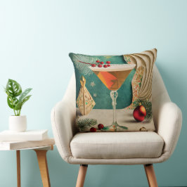 Mid Century Jul Cocktail Party Happy Hour Kudde