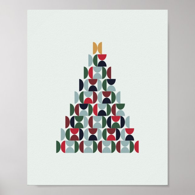 Mid Century Julgran Poster (Framsidan)