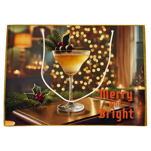 Mid Century-jultomte och Bright Cocktail (Framsidan)
