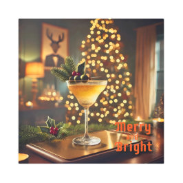 Mid Century-jultomte och Bright Cocktail